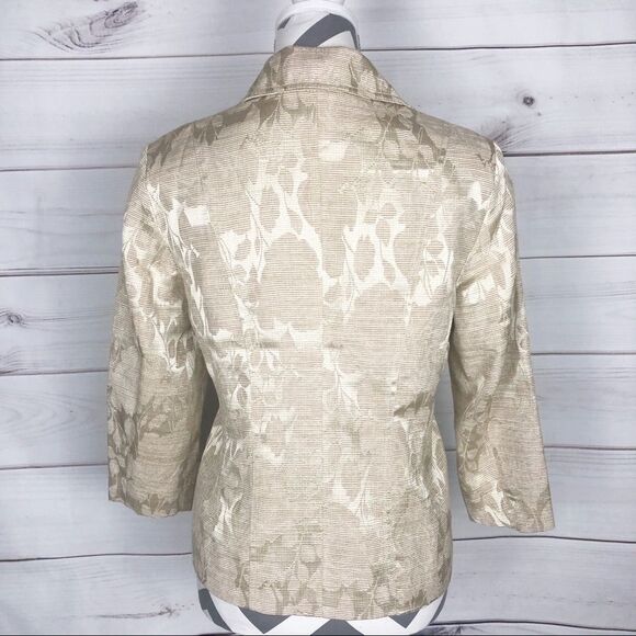 Chico's Gold Jacket size Small / 4 - Picture 3 of 6